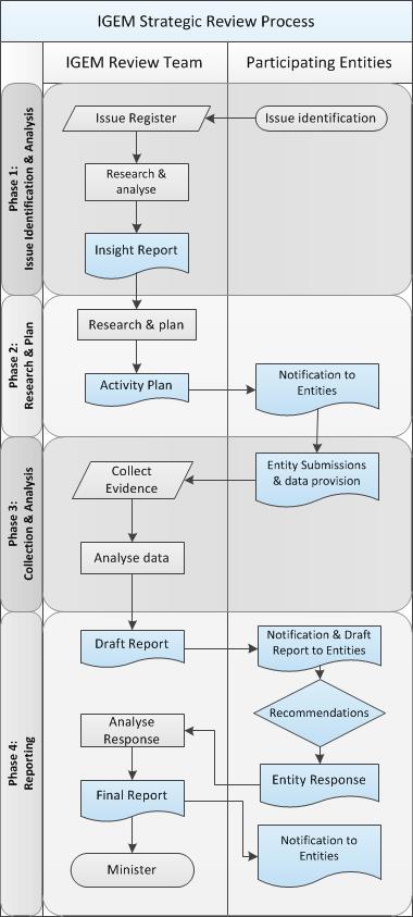 IGEM review process diagram