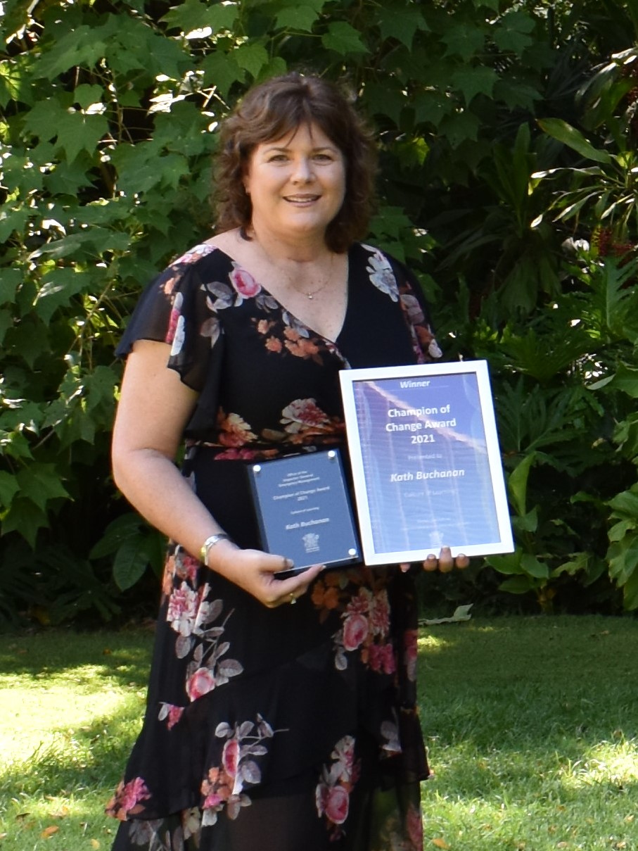 Kath Buchanan and award