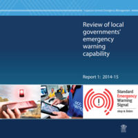 Review of local governments’ emergency warning capability