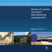 Review of cyclone and storm tide sheltering arrangements